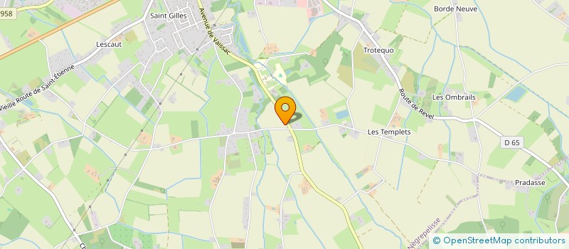 localisation de l'entreprise EXPLOITATION AGRICOLE A RESPONSABILITE LIMITEE LA FERME DE LAURA  NEGREPELISSE