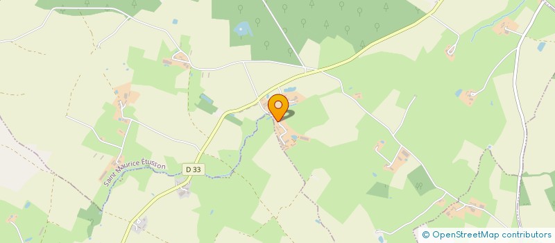 localisation de l'entreprise EXPLOITATION AGRICOLE A RESPONSABILITE LIMITEE LA FORETERIE à SAINT MAURICE ETUSSON