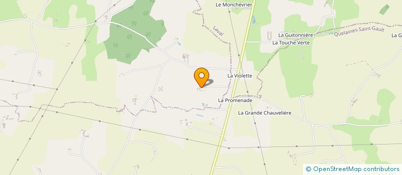 localisation de l'entreprise EXPLOITATION AGRICOLE A RESPONSABILITE LIMITEE LA GLAIVERIE à ASTILLE