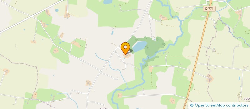 localisation de l'entreprise EXPLOITATION AGRICOLE A RESPONSABILITE LIMITEE LA HELONNIERE à COSSE LE VIVIEN