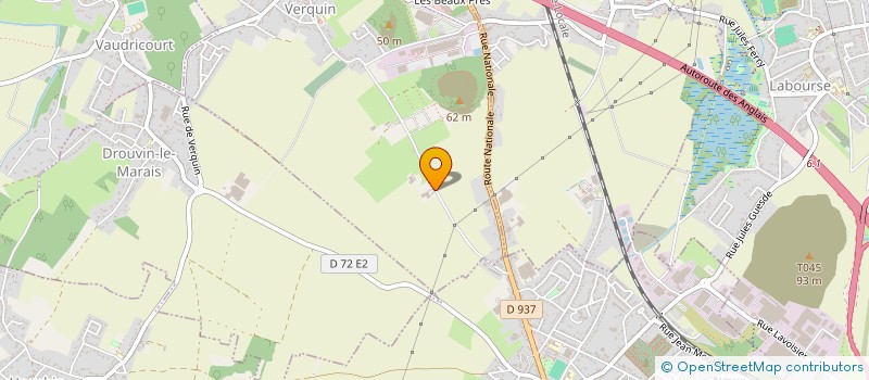 localisation de l'entreprise EXPLOITATION AGRICOLE A RESPONSABILITE LIMITEE LA MARNIERE  VERQUIN