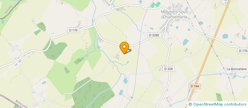 localisation de l'entreprise EXPLOITATION AGRICOLE A RESPONSABILITE LIMITEE LA MORLIERE à MONCOUTANT-SUR-SEVRE