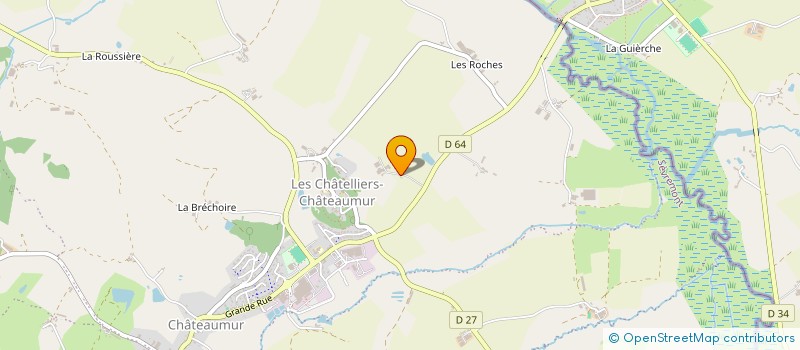 localisation de l'entreprise EXPLOITATION AGRICOLE A RESPONSABILITE LIMITEE LA PERVERIE à SEVREMONT