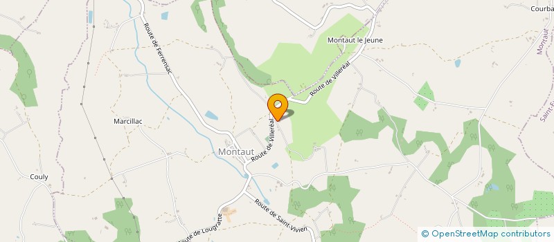 localisation de l'entreprise EXPLOITATION AGRICOLE A RESPONSABILITE LIMITEE LACOUR à MONTAUT