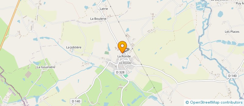 localisation de l'entreprise EXPLOITATION AGRICOLE A RESPONSABILITE LIMITEE LE BUISSON à LA FORET-SUR-SEVRE