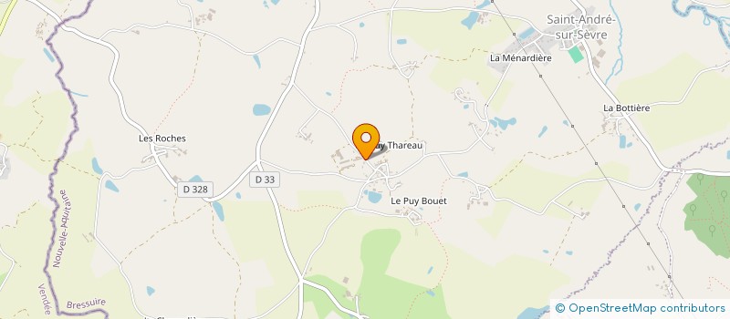 localisation de l'entreprise EXPLOITATION AGRICOLE A RESPONSABILITE LIMITEE LE COLOMBIER à SAINT-ANDRE-SUR-SEVRE