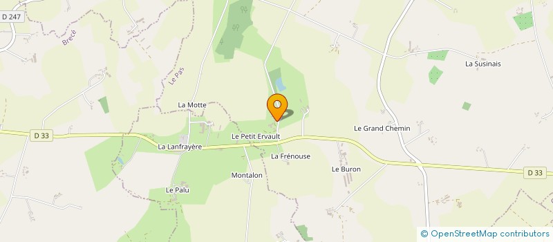 localisation de l'entreprise EXPLOITATION AGRICOLE A RESPONSABILITE LIMITEE LE GRAND ERVAULT à LE PAS