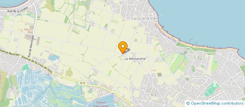 localisation de l'entreprise EXPLOITATION AGRICOLE A RESPONSABILITE LIMITEE LE PETIT BEAUVOIR à NOIRMOUTIER-EN-L'ILE