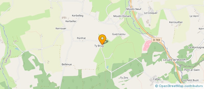 localisation de l'entreprise EXPLOITATION AGRICOLE A RESPONSABILITE LIMITEE LE ROI STEPHANE ET MAGALI à SAINT-HERNIN