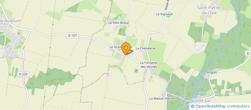 localisation de l'entreprise EXPLOITATION AGRICOLE A RESPONSABILITE LIMITEE LE TILLEUL  SAINT-PIERRE-DE-L'ISLE