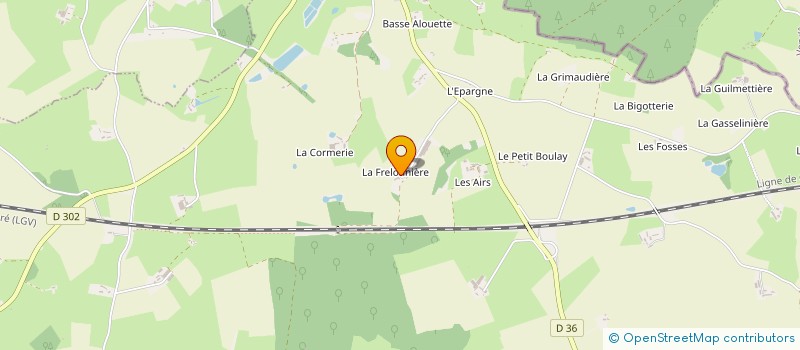 localisation de l'entreprise EXPLOITATION AGRICOLE A RESPONSABILITE LIMITEE LEDUC à MELLERAY