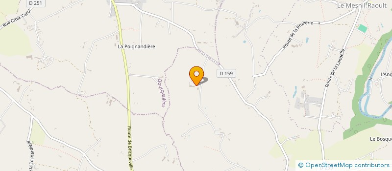 localisation de l'entreprise EXPLOITATION AGRICOLE A RESPONSABILITE LIMITEE LEREBOURS à CONDE-SUR-VIRE