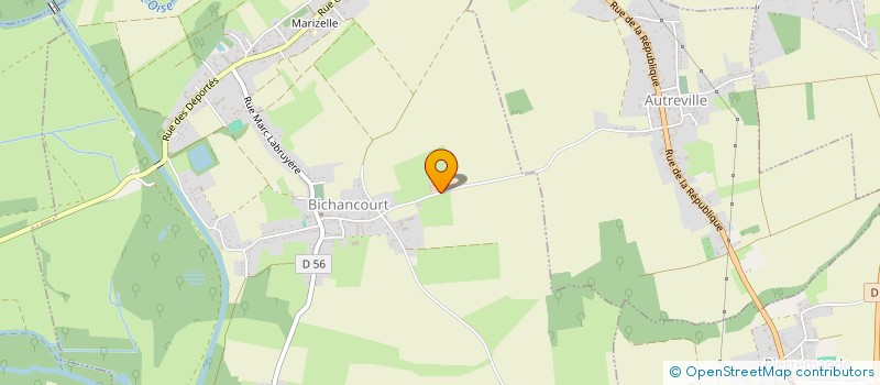 localisation de l'entreprise EXPLOITATION AGRICOLE A RESPONSABILITE LIMITEE LES BATIS à BICHANCOURT