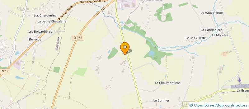 localisation de l'entreprise EXPLOITATION AGRICOLE A RESPONSABILITE LIMITEE LES RANDONNIERES  ARON