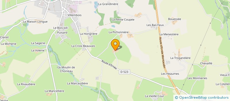 localisation de l'entreprise EXPLOITATION AGRICOLE A RESPONSABILITE LIMITEE LES VIGNES à LARCHAMP