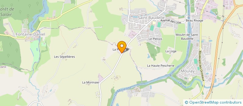 localisation de l'entreprise EXPLOITATION AGRICOLE A RESPONSABILITE LIMITEE LOUVEAU à CHATILLON-SUR-COLMONT
