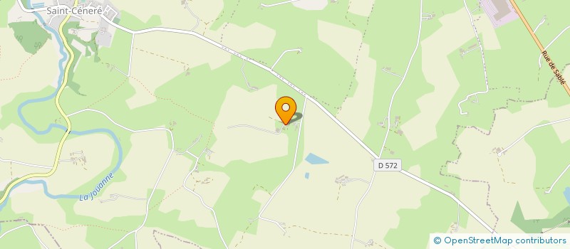 localisation de l'entreprise EXPLOITATION AGRICOLE A RESPONSABILITE LIMITEE LOYANT  MONTSURS