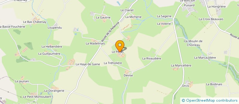 localisation de l'entreprise EXPLOITATION AGRICOLE A RESPONSABILITE LIMITEE LOYSANCE LECRIVAIN à LARCHAMP