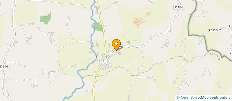 localisation de l'entreprise EXPLOITATION AGRICOLE A RESPONSABILITE LIMITEE MADISON à LESBOIS