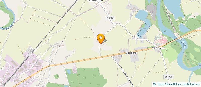 localisation de l'entreprise EXPLOITATION AGRICOLE A RESPONSABILITE LIMITEE MARODON  SAINT-POURCAIN-SUR-SIOULE