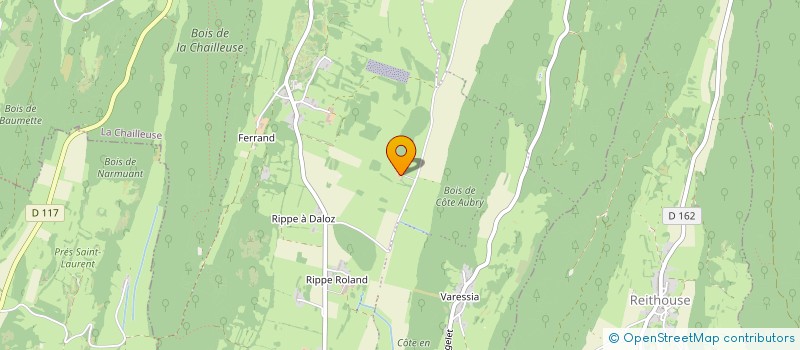 localisation de l'entreprise EXPLOITATION AGRICOLE A RESPONSABILITE LIMITEE MAURON à LA CHAILLEUSE