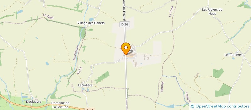 localisation de l'entreprise EXPLOITATION AGRICOLE A RESPONSABILITE LIMITEE MELLOUX à LE THEIL
