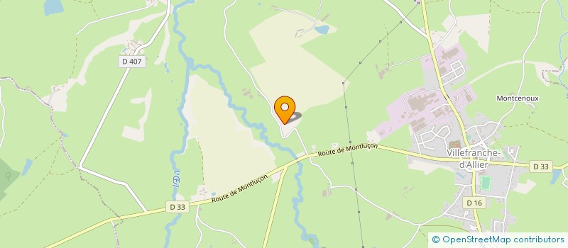 localisation de l'entreprise EXPLOITATION AGRICOLE A RESPONSABILITE LIMITEE MICHARD à VILLEFRANCHE D'ALLIER