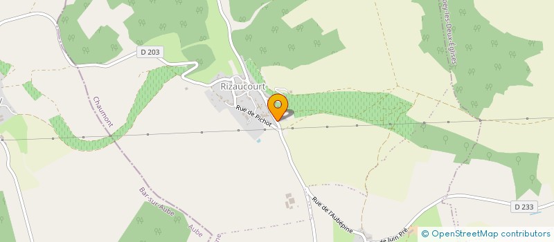 localisation de l'entreprise EXPLOITATION AGRICOLE A RESPONSABILITE LIMITEE MILLOT NICOLAS à RIZAUCOURT-BUCHEY