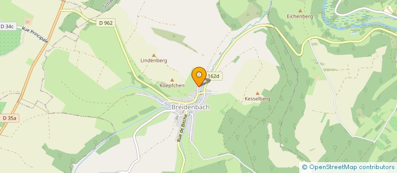 localisation de l'entreprise EXPLOITATION AGRICOLE A RESPONSABILITE LIMITEE MULLER  BREIDENBACH