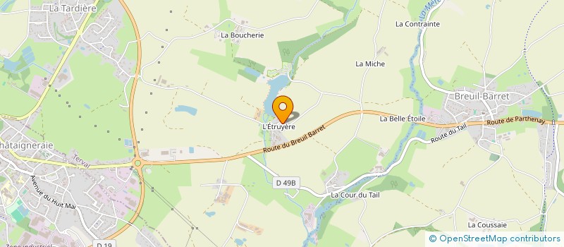 localisation de l'entreprise EXPLOITATION AGRICOLE A RESPONSABILITE LIMITEE NAVIVOL à TERVAL