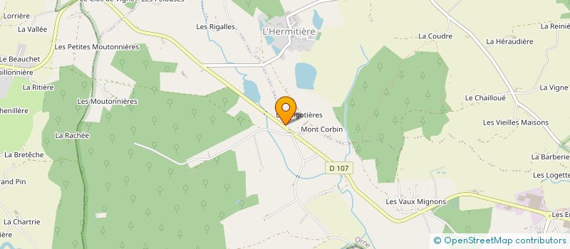 localisation de l'entreprise EXPLOITATION AGRICOLE A RESPONSABILITE LIMITEE PARIS - DENECHAUD à VAL-AU-PERCHE