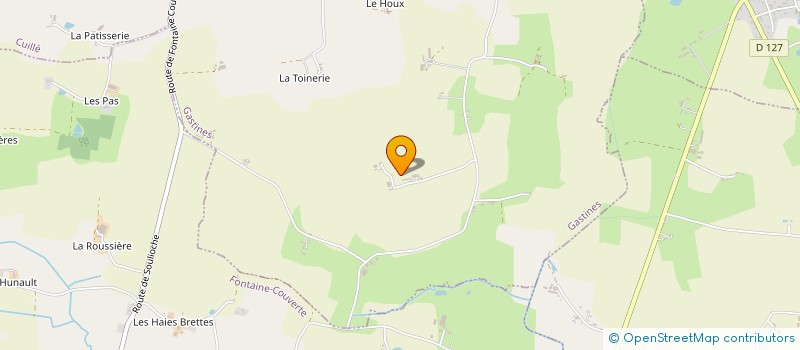 localisation de l'entreprise EXPLOITATION AGRICOLE A RESPONSABILITE LIMITEE PEUROIS  GASTINES