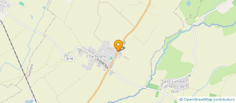 localisation de l'entreprise EXPLOITATION AGRICOLE A RESPONSABILITE LIMITEE PINOT MAGALI  DOMMARTIN-SOUS-HANS