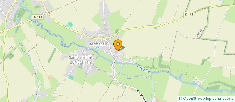 localisation de l'entreprise EXPLOITATION AGRICOLE A RESPONSABILITE LIMITEE POTTIER à BERMERAIN