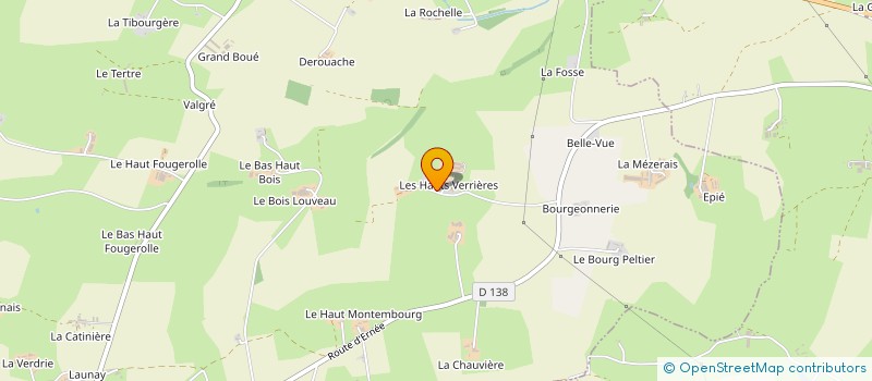 localisation de l'entreprise EXPLOITATION AGRICOLE A RESPONSABILITE LIMITEE POULEROUSS à SAINT-PIERRE-DES-LANDES