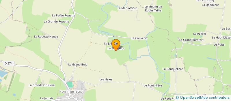 localisation de l'entreprise EXPLOITATION AGRICOLE A RESPONSABILITE LIMITEE PRAIZELIN à POMMERIEUX