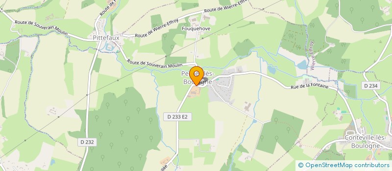 localisation de l'entreprise EXPLOITATION AGRICOLE A RESPONSABILITE LIMITEE QUETU  PERNES-LES-BOULOGNE