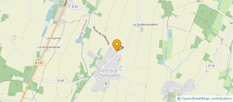 localisation de l'entreprise EXPLOITATION AGRICOLE A RESPONSABILITE LIMITEE QUONIAN à SAINT-AUBIN-LA-PLAINE