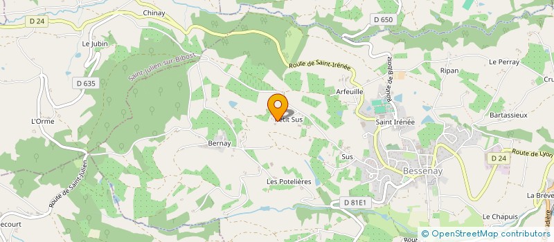 localisation de l'entreprise EXPLOITATION AGRICOLE A RESPONSABILITE LIMITEE RESSICAUD à BESSENAY