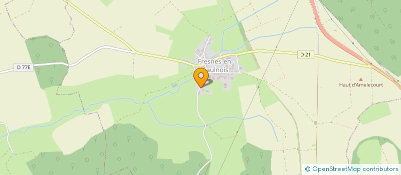 localisation de l'entreprise EXPLOITATION AGRICOLE A RESPONSABILITE LIMITEE RICATTE  FRESNES-EN-SAULNOIS