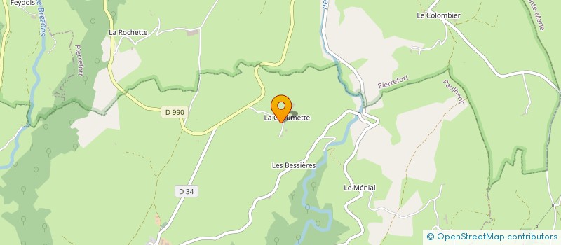 localisation de l'entreprise EXPLOITATION AGRICOLE A RESPONSABILITE LIMITEE RODIER DANIEL à PAULHENC