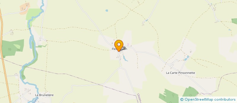 localisation de l'entreprise EXPLOITATION AGRICOLE A RESPONSABILITE LIMITEE ROUSSEL à USSON-DU-POITOU