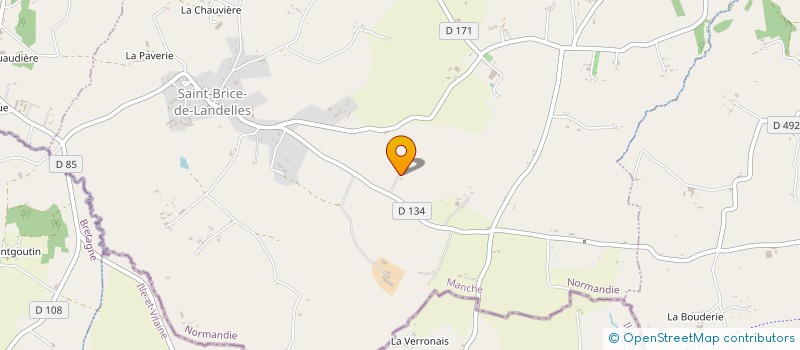localisation de l'entreprise EXPLOITATION AGRICOLE A RESPONSABILITE LIMITEE ROUSSEL à SAINT-HILAIRE-DU-HARCOUET