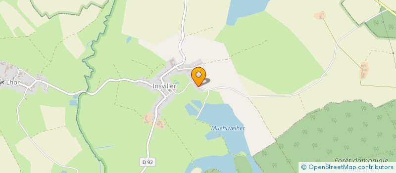 localisation de l'entreprise EXPLOITATION AGRICOLE A RESPONSABILITE LIMITEE SAINT RENE  INSVILLER