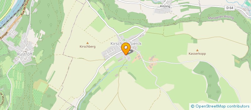 localisation de l'entreprise EXPLOITATION AGRICOLE A RESPONSABILITE LIMITEE SAINTE-ODILE à KIRSCH-LES-SIERCK