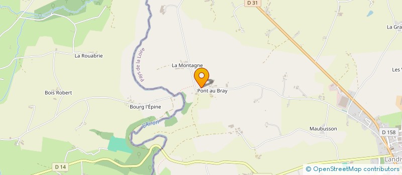 localisation de l'entreprise EXPLOITATION AGRICOLE A RESPONSABILITE LIMITEE SAULNIER JLMCA  LANDIVY