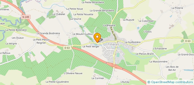 localisation de l'entreprise EXPLOITATION AGRICOLE A RESPONSABILITE LIMITEE SAVARIT  SEVREMOINE