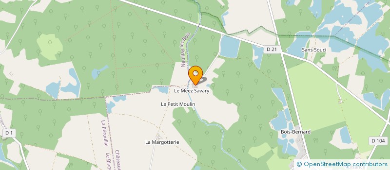 localisation de l'entreprise EXPLOITATION AGRICOLE A RESPONSABILITE LIMITEE SAVARY à LUANT
