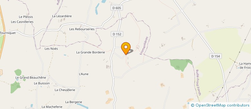 localisation de l'entreprise EXPLOITATION AGRICOLE A RESPONSABILITE LIMITEE SITOLLE à CHATEAU-GONTIER-SUR-MAYENNE