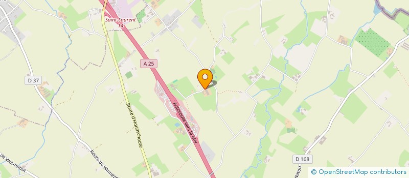 localisation de l'entreprise EXPLOITATION AGRICOLE A RESPONSABILITE LIMITEE SOETE à STEENVOORDE